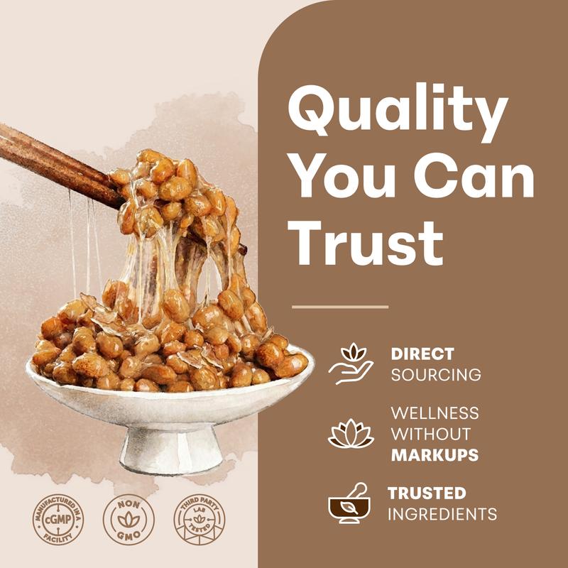 Max Potency Nattokinase 10,000 FU - Circulation Support