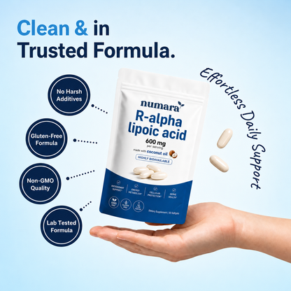 Max Potency R-Alpha Lipoic Acid 600mg - Nerve Support