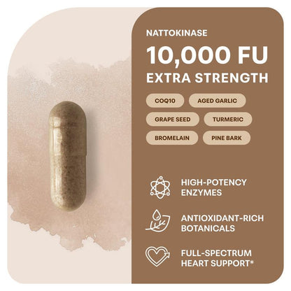 Max Potency Nattokinase 10,000 FU - Circulation Support