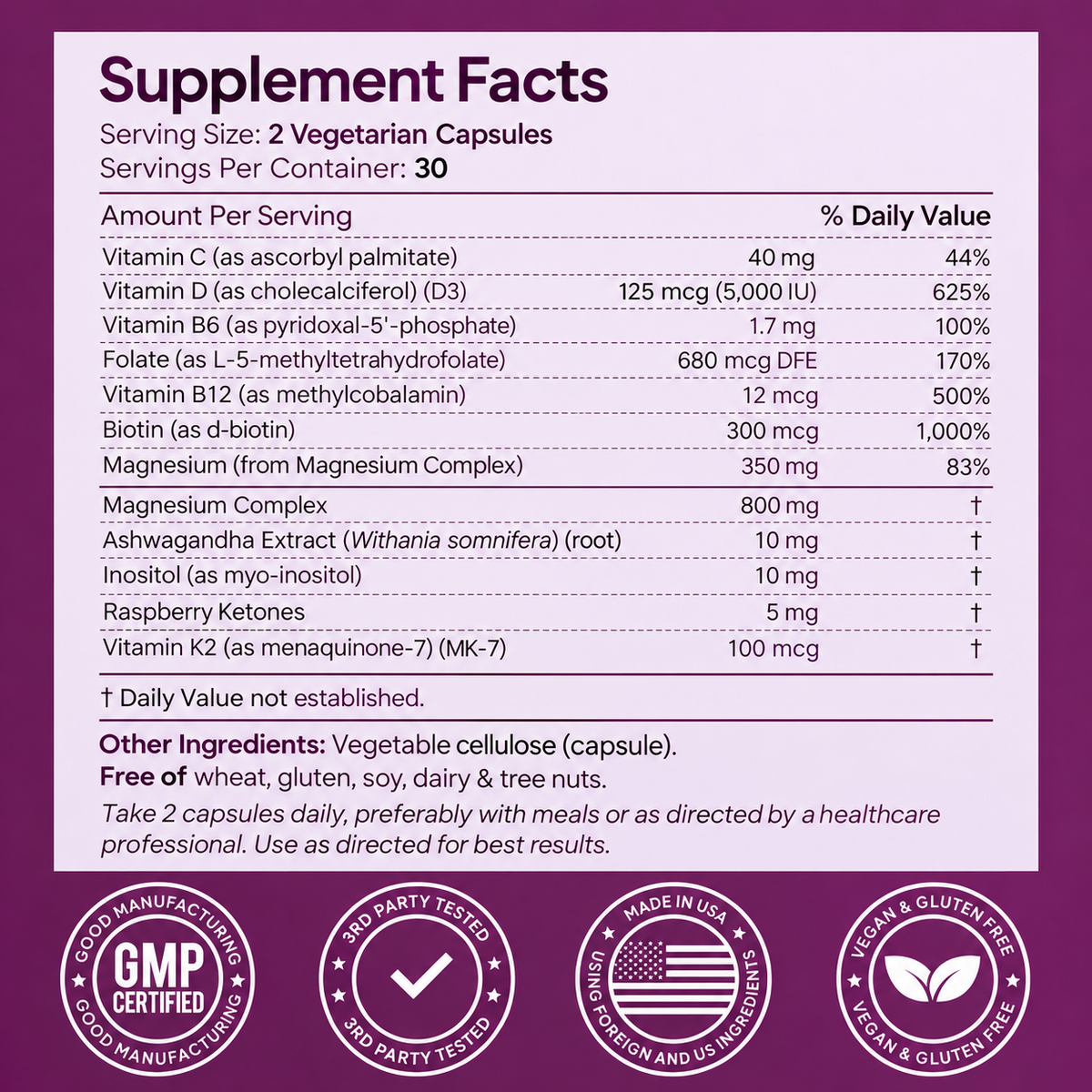Magnesium Complex 20-in-1 for Women