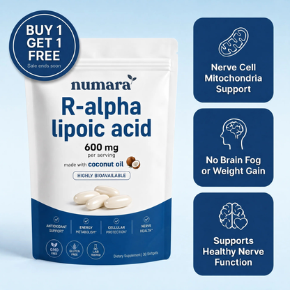 Max Potency R-Alpha Lipoic Acid 600mg - Nerve Support
