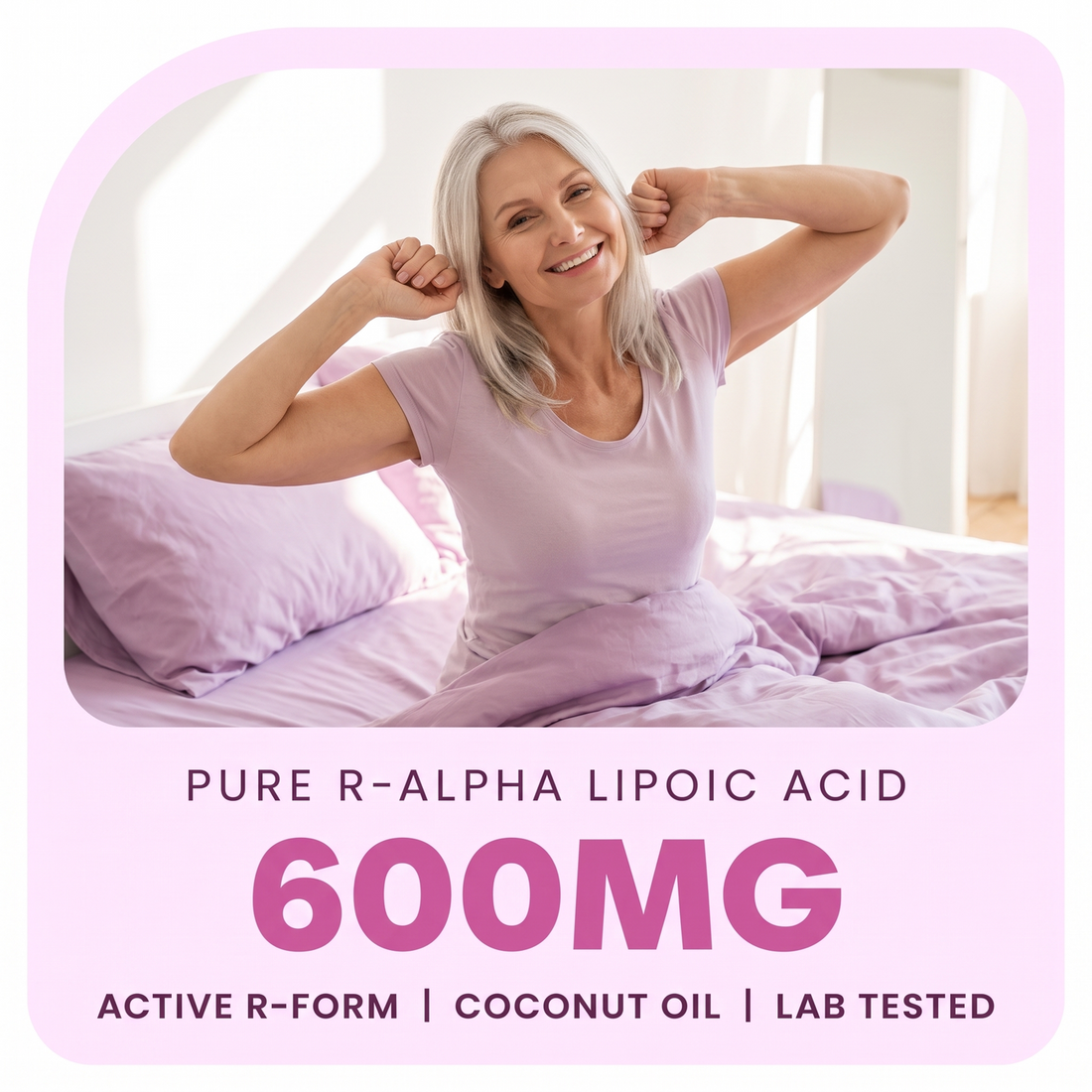 Pure R-alpha lipoic acid 600mg